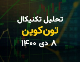 تحلیل تکنیکال امروز تون کوین 8 دی 1400؛ تون کوین در انتهای مثلث