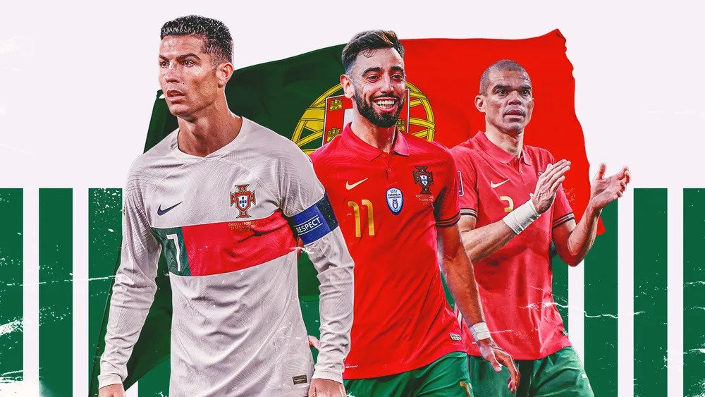 پوستری از تیم ملی فوتبال پرتغال