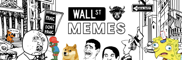 تصویری طنزآمیز از Wall Street Memes