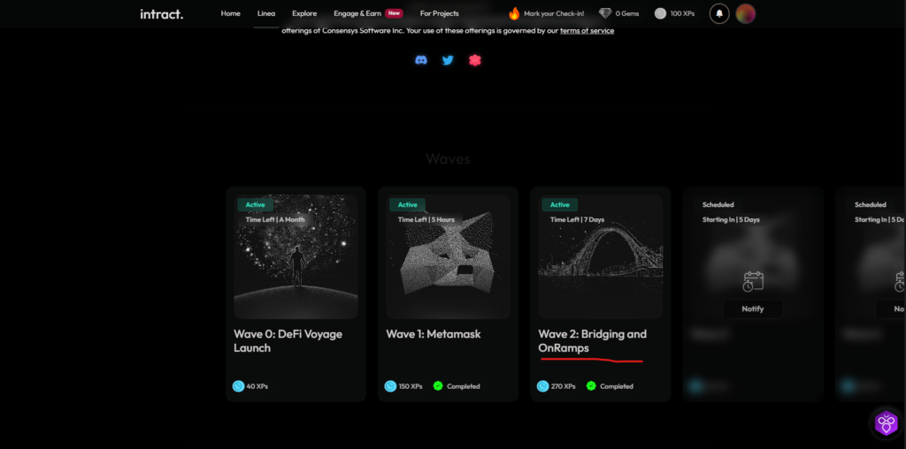 سایت interact.io/linea