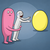 running away balloon